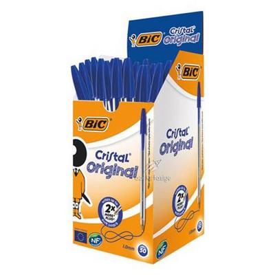 Bic Cristal Original Tükenmez Kalem 50'Li Paket Mavi