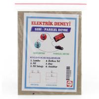 Elektrik Devresi Seri - Parelel Çift Duylu Deney Seti Pilli