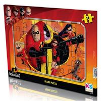 Ks Games Frame Puzzle 3+ Yaş 24 Parça Incredibles 2