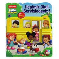 Fisher Price Flap Book Pencereli Etkinlik Kitabı Hepimiz Okul Servisindeyiz