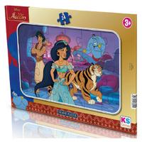 Ks Games Frame Puzzle 3+ Yaş 24 Parça Aladdin