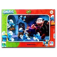 Ks Games Frame Puzzle 3+ Yaş 24 Parça The Smurfs Şirinler