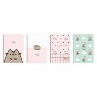 Pusheen Spiralli Defter A4 80 Yaprak Kareli