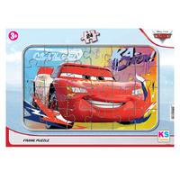 Ks Games Frame Puzzle 3+ Yaş 24 Parça Cars