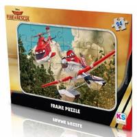 Ks Games Frame Puzzle 3+ Yaş 24 Parça Planes