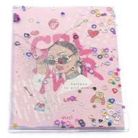 Vuki Vk-0109-8 Sulu Kapaklı Defter A5 Girl Power