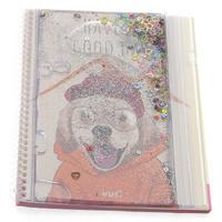 Vuki Vk-0112-07 Sulu Kapaklı Kalemlik Gözlü Defter A5 Köpek