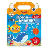 Lino Tekrar Kullanılabilen İlk Sticker Kitabım Ocean Animals