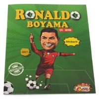 Mutlu Çocuk - Ronaldo Çıkartmalı Maskeli Boyama Kitabı