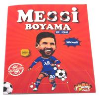 Mutlu Çocuk - Messi Çıkartmalı Maskeli Boyama Kitabı