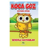 Bookalemun - Kocagöz Boyama Kitabı Sevimli Hayvanlar