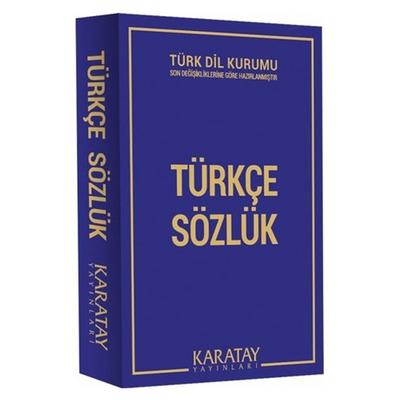 Karatay Yayınları Türkçe Sözlük Mavi Plastik Ciltli