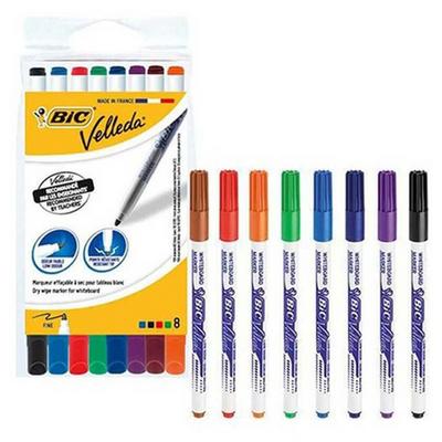 Bic Velleda Yazı Tahtası Kalemi 8'Li Set