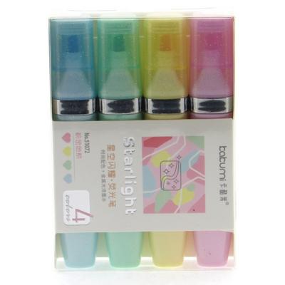 Maxx Babumi 51072 Simli Fosforlu Kalem Seti 4'Lü Açık Renkler