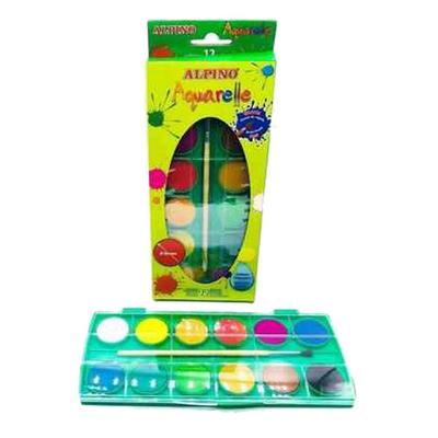 Alpino Aquarelle Sulu Boya 12 Renk Küçük Boy