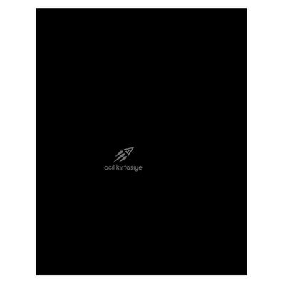 Kraf Tuval 25X35cm Siyah