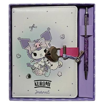 Kuromi 525-1965 Hush Hush Kutulu Kilitli Defter Kalem Set