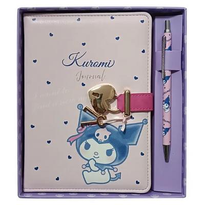 Kuromi 525-1966 Hush Hush Kutulu Kilitli Defter Kalem Set