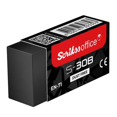 Scrikss S-30B Dust Free Siyah Silgi Orta