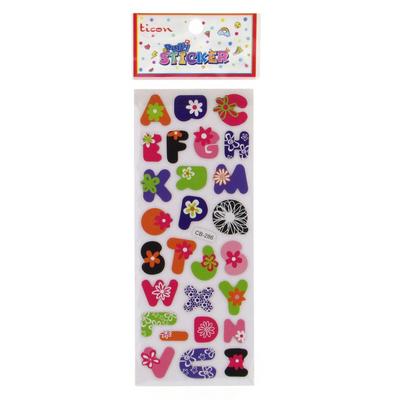 Ticon Sticker Puffy Kabartma Etiket 348888 Harfler