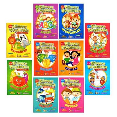 Bıcırık Bilmece Boyamaca Etkinlikli Boyama Kitabı (Adet)