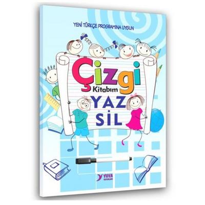 Yuva Çizgi Kitabım Yaz Sil Defter