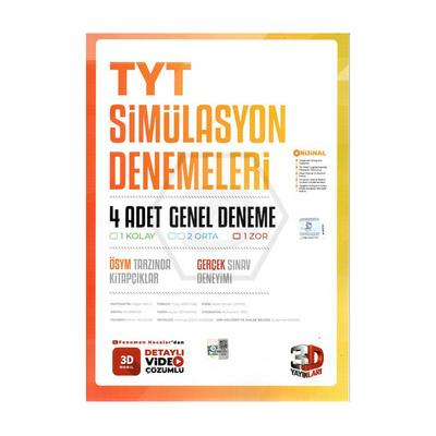 3D Yayınları 4 Tyt Simülasyon Denemeleri