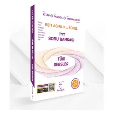 Karekök Soru Bankası Yks Tyt Eşit Ağırlık Ve Sözel Tüm Dersler