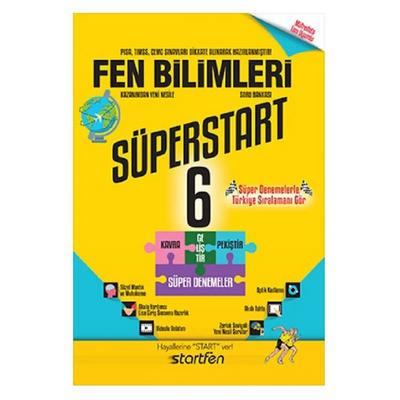 Startfen Süperstart Soru Bankası 6.Sınıf Fen Bilimleri