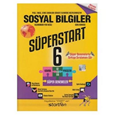 Startfen Süperstart Soru Bankası 6.Sınıf Sosyal Bilgiler
