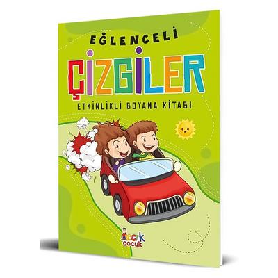 Bıcırık Eğlenceli Çizgiler Etkinlikli Boyama Kitabı