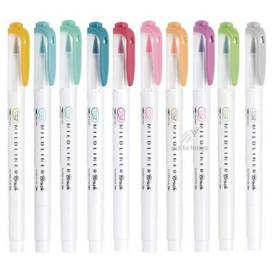 Zebra Mildliner Brush Pen Fırça Uçlu Çift Taraflı Kalem