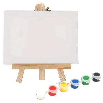 Mini Şövale Tuval Boya Set