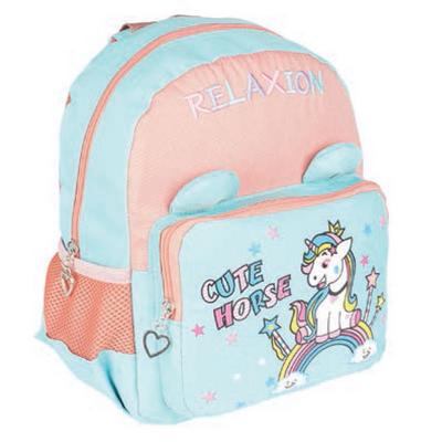 Relaxion 4040 Anaokulu Çantası Lüks Kulaklı Unicorn