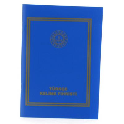 Gülpaş Türkçe Fihristli Kelime Fihristi