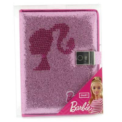 Barbie B-626P Kilitli Hatıra Defteri Açık Pembe