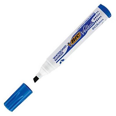 Bic Velleda Kesik Uçlu Silinebilir Yazı Tahtası Kalemi Mavi