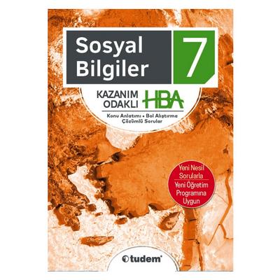 Tudem Kazanım Odaklı Hba 7.Sınıf Sosyal Bilgiler