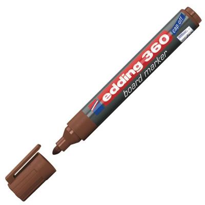 Edding 360 Beyaz Tahta Kalemi Kahverengi