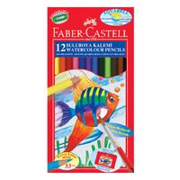 Faber-Castell Aquarell Sulu Boya Kalemi 12 Renk Karton Kutulu
