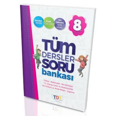 Tdy Soru Bankası 8.Sınıf Tüm Dersler